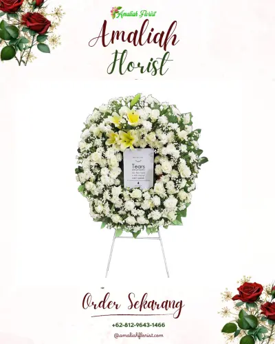 Krans Bunga Duka Cita di Dukuhbangsa